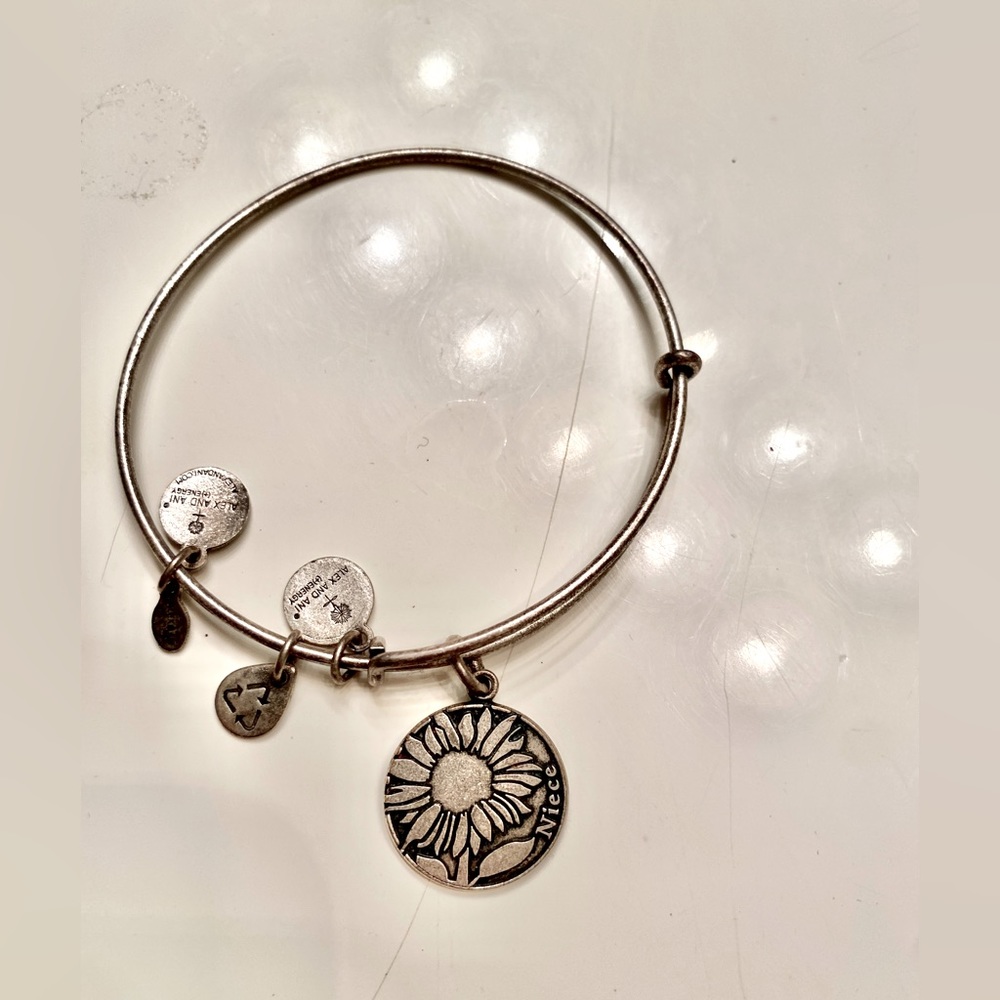 Alex and Ani Sunflower “Niece”  bangle. One size